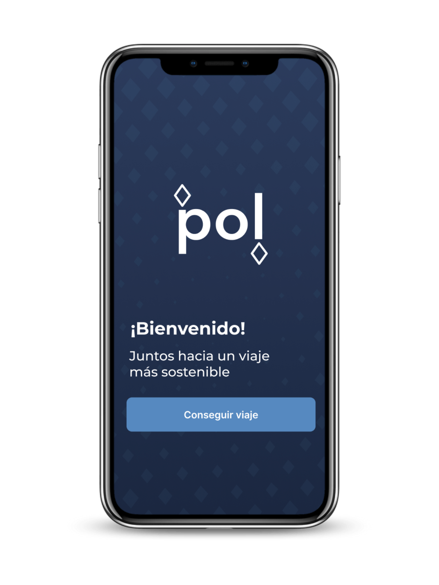 Pantalla de bienvenida de la app POL