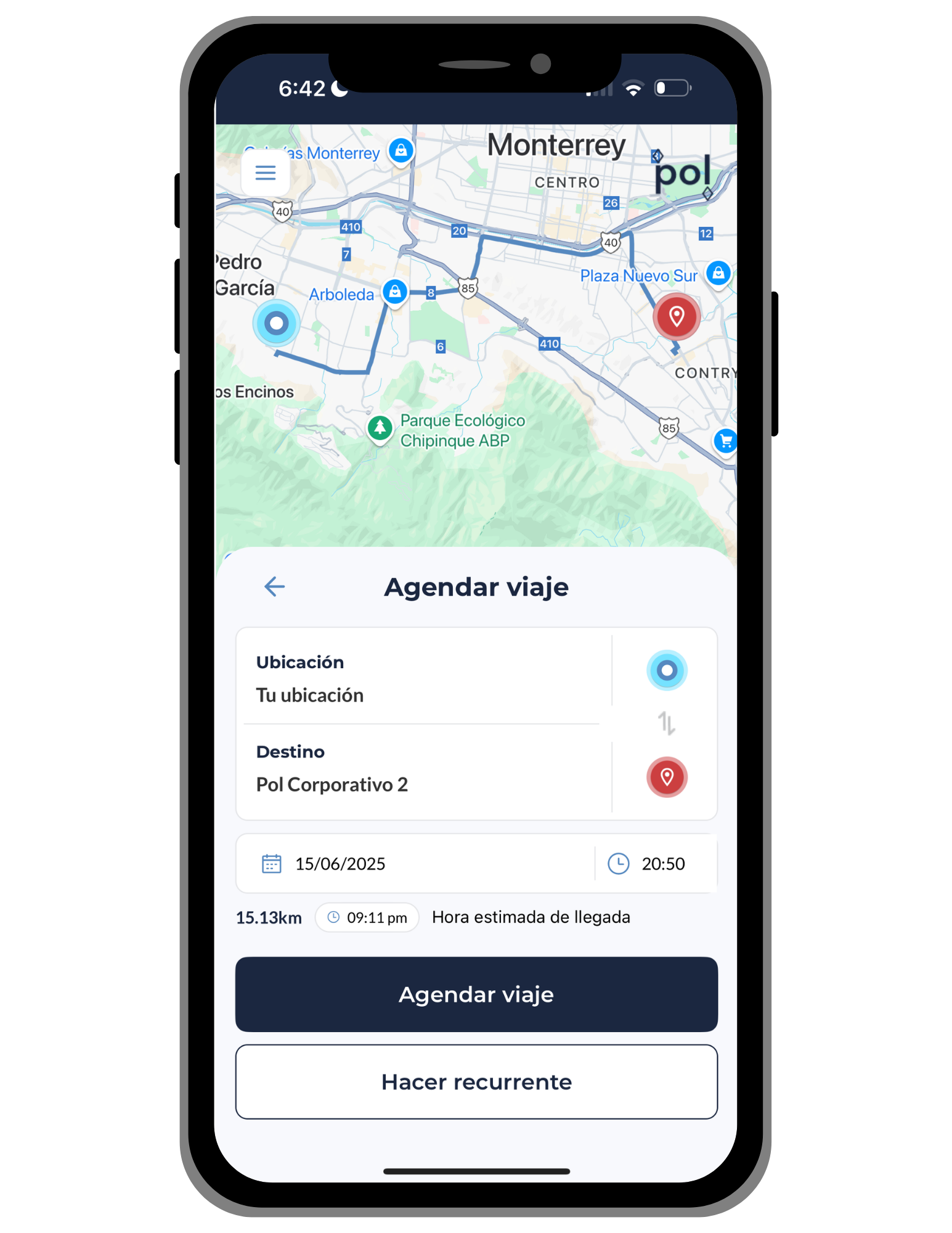 Agenda tu viaje